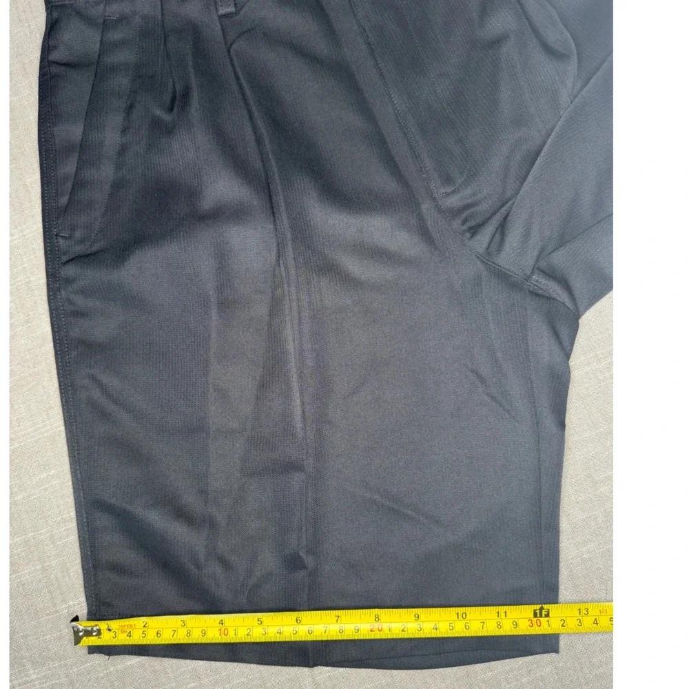 Dockers Golf Mens Black Double Pleated Relaxed Fit Shorts W34
